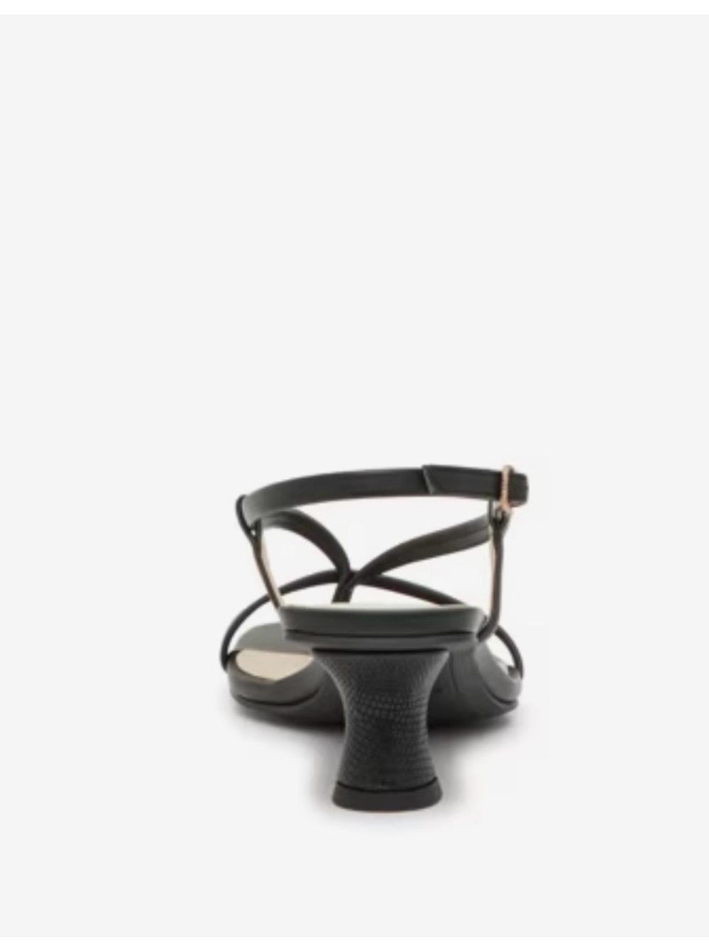 Dolce Vita Bobbi Black Strappy Square Toe Slingback Sandals - Size 9 - 90s / Y2K - Picture 3 of 9